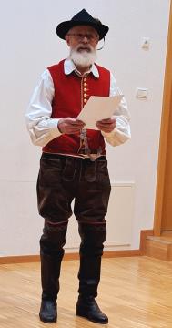 Ivan Kropivnik md recitiranjem avtorske pesmi Neznanec